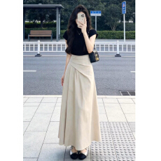 韩系御姐风高级感连衣裙子女早春2026新款超火减龄穿搭一整套装裙