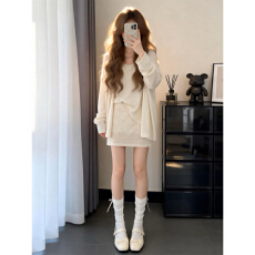 批发2026新款套装<b class='q'>连衣裙</b>子女春季小个子巨好看韩系超火穿搭一整套ootd