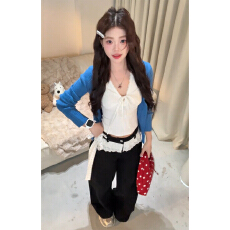 批发韩系初夏独特绝美小套装女2026新款春季氛围感超火减龄穿搭套装