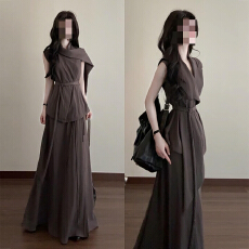 批发夏季穿搭独特漂亮小裙子2026绝美不撞款气质显瘦<b class='q'>连衣</b>裙<b class='q'>长裙女</b>夏