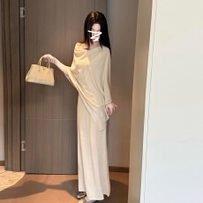 批发法式温柔气质<b class='q'>连衣裙</b>子女2026新款巨好看漂亮早秋韩系穿搭套装长裙