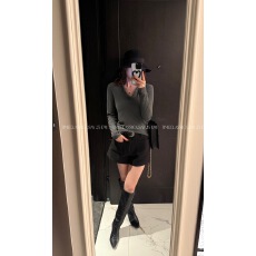 批发韩系慵懒老钱风气质高腰显瘦毛呢A<b class='q'>字</b>短<b class='q'>裤</b>休闲短<b class='q'>裤</b>(配腰带)