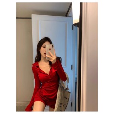 批发2026POLO领V领长袖正肩T恤女<b class='q'>修身</b>短款上衣