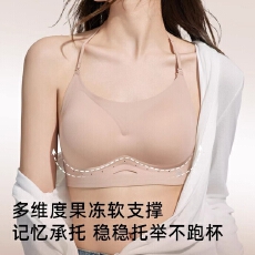 批发性感撩人挂脖细肩带内衣多种美背穿搭软支撑舒适上托自然聚拢<b class='q'>文胸</b>