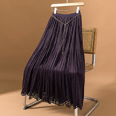 批发实拍大码女装冬新款韩版高级感潮流下摆设计感显瘦修身宽松半身裙