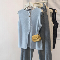 批发实拍大码女装新款气质洋气别致独特设计感宽松减龄时尚气质上衣.