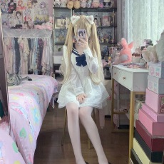 批发小个子Lolita穿搭甜美<b class='q'>可爱</b><b class='q'>连衣裙</b>新款学院风少女设计感公主小白裙