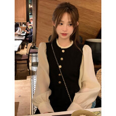 批发早秋法式风夏季新款秋季春秋款长袖小个子<b class='q'>秋装</b>连衣裙女装裙子