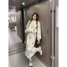 批发设计感连帽印花长袖外套收腰显瘦吊带连衣裙女秋季2025新款<b class='q'>两件套</b>