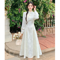 批发新中式改良旗袍<b class='q'>连衣裙</b><b class='q'>大码</b><b class='q'>女</b>装优雅国风高级感