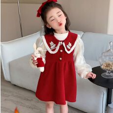 批发<b class='q'>女童</b>连<b class='q'>衣裙</b>冬装2025新款加绒儿童公主<b class='q'>裙</b>套装女宝宝<b class='q'>礼服</b>秋冬季<b class='q'>裙</b>子