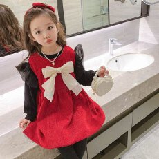 批发【金丝绒】<b class='q'>女童</b>冬<b class='q'>连衣</b><b class='q'>裙</b>2026儿童<b class='q'>礼服</b>公主<b class='q'>裙</b>婴儿衣服宝宝冬季<b class='q'>裙</b>子