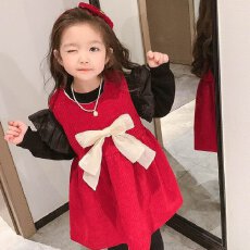 批发【金丝绒】<b class='q'>女童</b>小<b class='q'>香风</b><b class='q'>连衣裙</b>秋2026洋气儿童裙子女宝宝生日公主裙