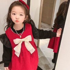 批发【金丝绒】2026洋气时髦裙子女宝宝生日公主裙<b class='q'>女童</b>小<b class='q'>香风</b><b class='q'>连衣裙</b>秋