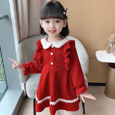 批发<b class='q'>女童</b><b class='q'>连衣裙</b>2026新款小女孩公主裙儿童装加绒加厚款甜美气质小裙子