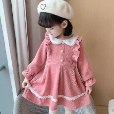 批发<b class='q'>女童</b><b class='q'>连衣裙</b>2026新款小女孩公主裙儿童装加绒加厚款甜美网红小裙子