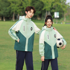 批发实拍2025新款学生学生班服校服冲锋衣运动会套装