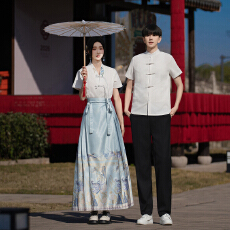 批发实拍新款2026初中小学生班服校服国风<b class='q'>演出服</b>诗歌朗诵会服装