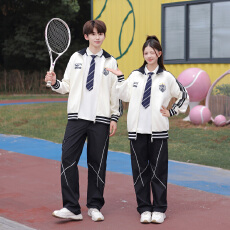 批发实拍 2026新款情侣装<b class='q'>班</b><b class='q'>服</b>卫衣校<b class='q'>服</b>套装