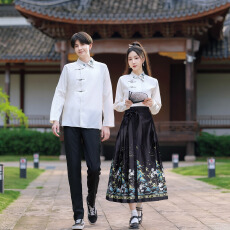 批发实拍 2026新款初中小学生班服校服诗歌朗诵会表演服装