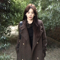 批发2025新款高级感毛呢外套女款秋冬季气质高级感小个子加厚呢子大衣