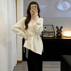 批发法式气质<b class='q'>紫色</b>针织套装<b class='q'>连衣裙</b>女秋冬新款巨好看穿搭一整套绝美长裙