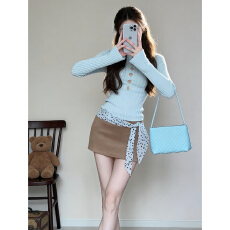 批发2026新款早<b class='q'>春</b>装小个子包臀连衣裙子女秋冬季御姐穿搭短裙毛衣套装