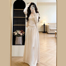 批发早春漂亮绝美连衣裙子女2026新款法式气质超火巨好看一整套装<b class='q'>夏季</b>