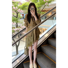 批发高级感法式绿色吊带<b class='q'>连衣裙</b>子女夏2026新款气质老钱风穿搭<b class='q'>衬衫</b>套装