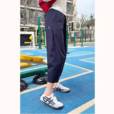 批发速干运动<b class='q'>裤</b>女2026春夏高腰显瘦宽松冰丝老爹<b class='q'>裤</b>薄款九分<b class='q'>哈伦</b>萝卜<b class='q'>裤</b>