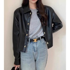 批发黑色皮衣外套女皮夹克2026新款爆款港风<b class='q'>短款</b>机车今年流行美式复古