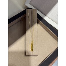 批发火烧金八方来财长方体吊坠送链子外贸首饰仿金实心高品质项链闪闪