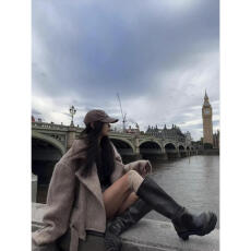 批发韩式设计感复古宽松毛呢外套女<b class='q'>冬</b>季高级气质氛围感羊羔毛短款外套