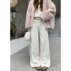 批发实拍~遛弯神裤 超暖一条过冬微喇垂感<b class='q'>休闲裤</b><b class='q'>女</b>秋冬新款加绒加厚