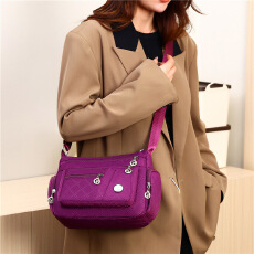 批发女包斜挎包2025新款大包包布包牛津单肩大容量<b class='q'>时尚</b>帆布妈妈包