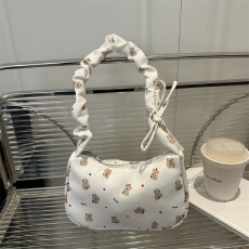 批发高级感卡通小清新百搭腋下女包2025新款时尚休闲手机单肩挎包批发