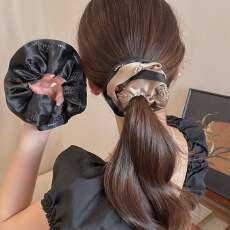 批发气质小香风山茶花大肠发圈2025新款感头圈发绳扎头皮筋头饰女