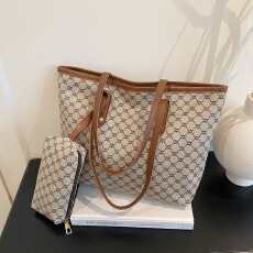 批发包包女士2025新款潮小众设计洋气简约手拎单肩包大容量托特包