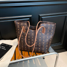 批发跨境小众设计感腋下子母包女2025新款时尚托特包大容量单肩手提包