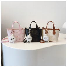 批发印花单肩包女2025潮时尚洋气新款大容量<b class='q'>气质</b>斜挎手提水桶包包女