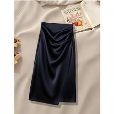 批发2025<b class='q'>夏</b>新款独特时尚不规则下摆半身裙轻熟千金风遮肉百搭简约裙子