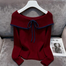 批发2025秋季新款<b class='q'>韩版</b>减龄时尚气质洋气显瘦百搭长袖毛衣针织衫女爆款