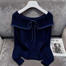 批发2025秋季新款<b class='q'>韩版</b>减龄时尚气质洋气显瘦百搭长袖毛衣针织衫女爆款