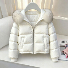 批发<b class='q'>冬</b>季设计感毛领棉服短外套女时尚百搭棉衣气质轻熟风女装别致棉袄