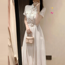 批发禅意新中式碎花吊带连衣裙子女夏季2025新款高级气质海边度假长裙