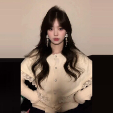 批发小个子白色<b class='q'>蕾丝</b>拼接<b class='q'>披肩</b>毛衣针织衫女秋冬季2025新款减龄显瘦上衣