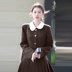 批发2025新款小个子香风<b class='q'>西装</b>连衣裙子<b class='q'>女</b>秋冬季千金感重要场合穿搭短裙