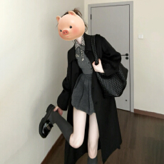 批发穿搭学院风jk制服套装假两件毛衣外套毛呢百褶裙短裙女秋<b class='q'>冬</b>