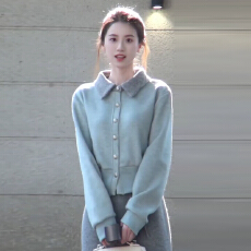 批发2026新款独特漂亮毛衣<b class='q'>连衣裙</b>子女秋冬季韩系气质穿搭一整套装长裙