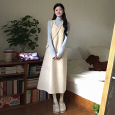 批发法式千金风<b class='q'>背心</b>连衣裙子女2026巨好看冬装一整套装<b class='q'>长裙</b>过新年战袍